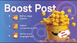 Boost Post: new action for automated mentions under LinkedIn posts