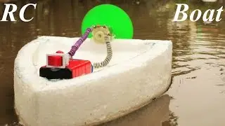 How to make a Electric Boat single motor boat