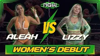 Aleah James vs Lizzy Evo - Women's Wrestling