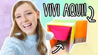VIVÍ EN UNA CAJA DE CARTÓN!!! 😱