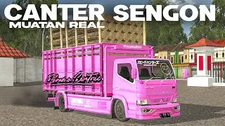 RILIS!! CANTER SENGON MUATAN REAL || MODS BUSSID