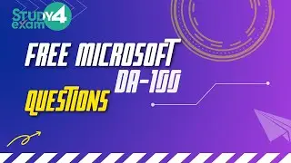 Most Trusted Microsoft DA-100 Questions 2021 | 100% Valid