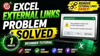 How to Fix This Workbook Contains Links to Other Data Sources