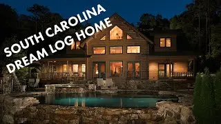 South Carolina Lakefront Log Home