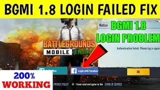 Network Error Login Failed Please Check Your Network Settings BGMI || BGMI LOGIN PROBLEM FIX