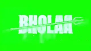 BHOLAA Movie Title Green screen video | The Green Visuals