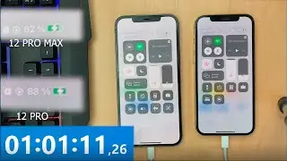 TEST DE 🔋 BATERIA🔋  IPHONE 12 PRO VS IPHONE 12 PRO MAX