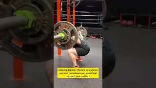 Don't stop improving technique, and always hold yourself accountable! #powerlifting #sbd #squatdepth