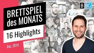 Brettspiel des Monats - 15 Gäste und ihre Brettspiel Highlights im Dezember 2019