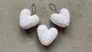 VOLUME CROCHET HEART | MASTER CLASS FOR BEGINNERS | CROCHET HEART
