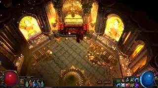 Path of exile hideout : Golden throne + Innocence cathedral MTX