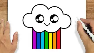 COMO DESENHAR UMA NUVEM KAWAII
