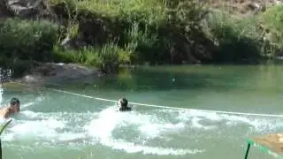 Diving in the river Lebanon!