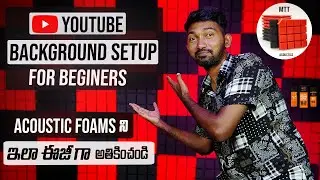 My YouTube Background Setup😊  || MMT Acoustic Foams Instalation