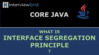 Java Interview FAQ - SOLID Principles - Interface Segregation Principle