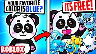 Giving People FREE PETS In Their FAVORITE COLORS In Adopt Me! (Roblox)