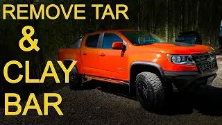 REMOVING ROAD GRIME: MOTHERS vs ARMOR ALL: CLAY BAR DETAILING. ZR2 #SHORTS