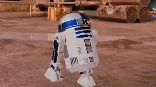 R2-D2 Blender 3D Model
