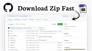 how to download zip file in Github (Get Files Quickly)