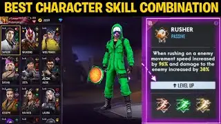 Best Character Combination In Free Fire | Best Character Combination in Barmunda Rank And | CS Rank