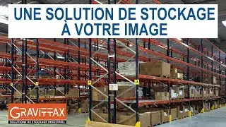 Gravittax solutions de stockage industriel - rayonnages métalliques