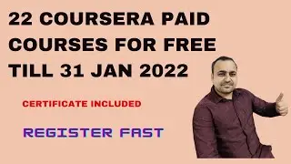 Coursera Offering 22 Paid Courses For Free | With Certificate | Data Science Course Included