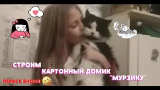 СТРОИМ КАРТОННЫЙ ДОМИК 