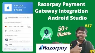 Razorpay Payment Gateway Integration in Android Studio || 