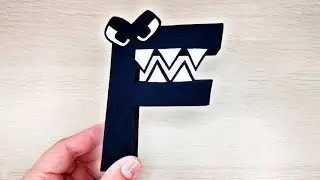 Cool Craft | Paper Alphabet Lore F