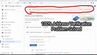 Adsense Address Verification without pin In 3 Minutes | Punjab tech tv | @TechnicalRehmanAzam