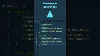 How to make star in Html css #short #shorts #subscribe