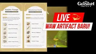 [LIVE ID 21+] Artifact Baru BAGUS! Bahas Yuk! Golden Troupe & Marechaussee Hunter - Meppostore.id