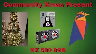 Christmas Gift from the Ravencoin Community!? My First AMD Graphics Card. Merry Christmas!