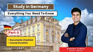 Study in Germany Part 3 Course Duration, Document Checklist