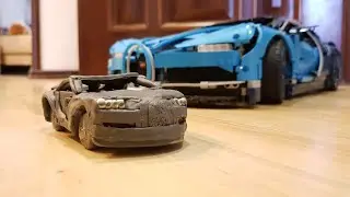 Bugatti Chiron из пластилина