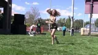 Mythica with drum, bass solo and hula hoop dance