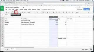 Google Sheets - Basic Functions