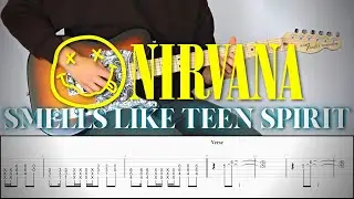 NIRVANA - SMELLS LIKE TEEN SPIRIT | Guitar Cover Tutorial (FREE TAB)