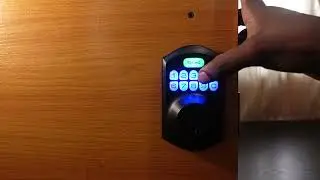 TEEHO Door Lock — How to Turn On/Off Auto Lock