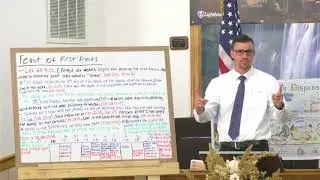 Dispensationalism: Lesson 27. The Feast of First Fruits. 11/3/2024