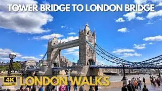 Beautiful Walk from Tower Bridge to London Bridge | London Walks