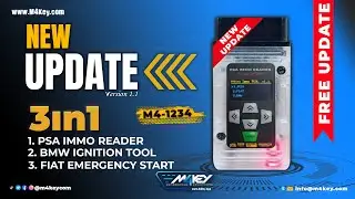 How to Update M4K Psa Immo Reader Emergency Start  3 in 1 PSA FIAT BMW