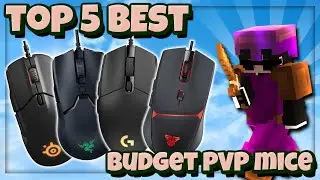 Top 5 BEST Mice For Minecraft PvP | Butterfly Click / Jitter Click / Drag Click PvP Mice! (2025)