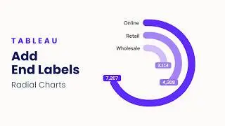 Build a Modern Radial Chart in Tableau with Custom End Labels