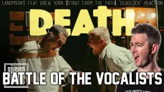 LANDMVRKS - Death feat. DR€W ¥ORK (STRAY FROM THE PATH) REACTION  // Roguenjosh Reacts