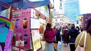 Harajuku in Tokyo has a lot of cute sweets ♪ 💖 4K ASMR non-stop 1 hour 06 minutes