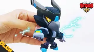 Making Brawl Stars NIGHT MECHA CROW - Clay Tutorial (Clay Art) ⚡️