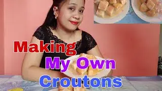SWEET CROUTONS for easy merienda