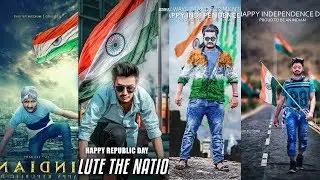 15 August Photo Editing Concept | Photoshop , Picsart
