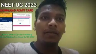 NEET UG 2023 Released Admit card for the Candidates!#neetadmitcard2023 #nta #admitcard #neetug2023